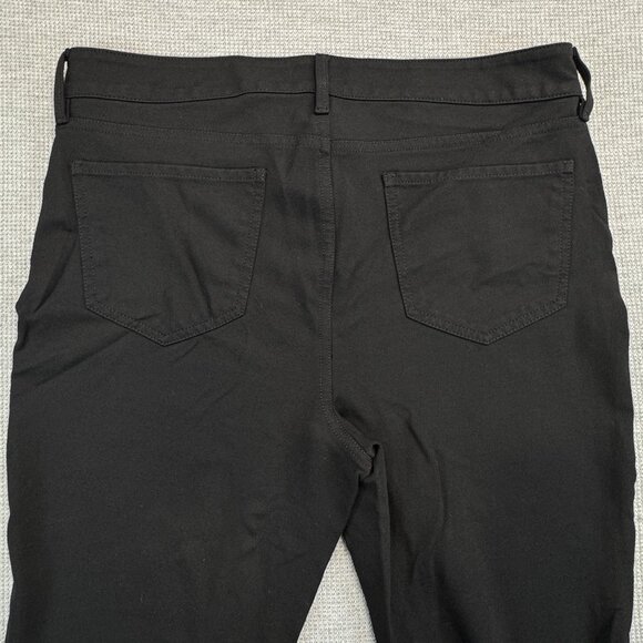 NYDJ Womens Marilyn Straight Black Trouser Size 12P Lift Tuck Technology Stretch - Picture 5 of 15